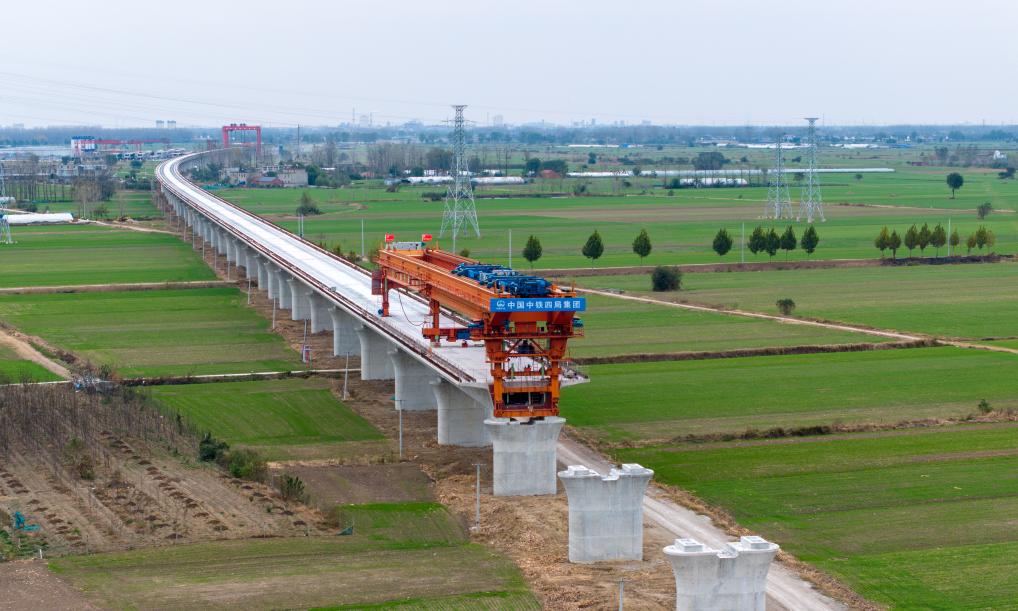 淮宿蚌城際鐵路建設(shè)忙